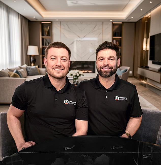 The brothers behind Celebrity Closet Guys - family-owned custom closet and storage solutions